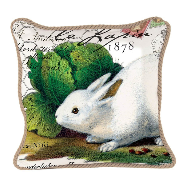 Bunnies Square Pillow