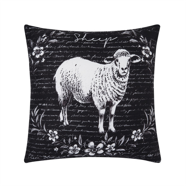 Rustic Farm Sheep Pillow