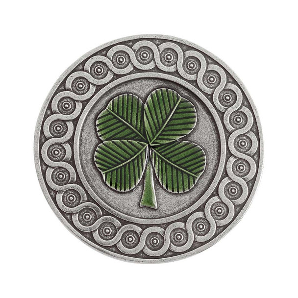 Green Clover Purse Mirror