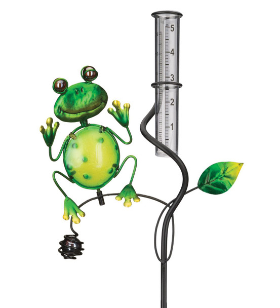 Rain Gauge Stake- Frog