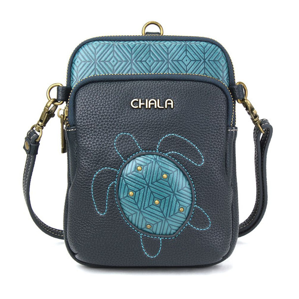 Cell Phone purse - xbody - turtle - turquoise