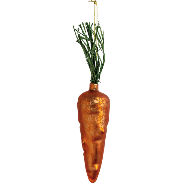 Glass Ornament - Carrot
