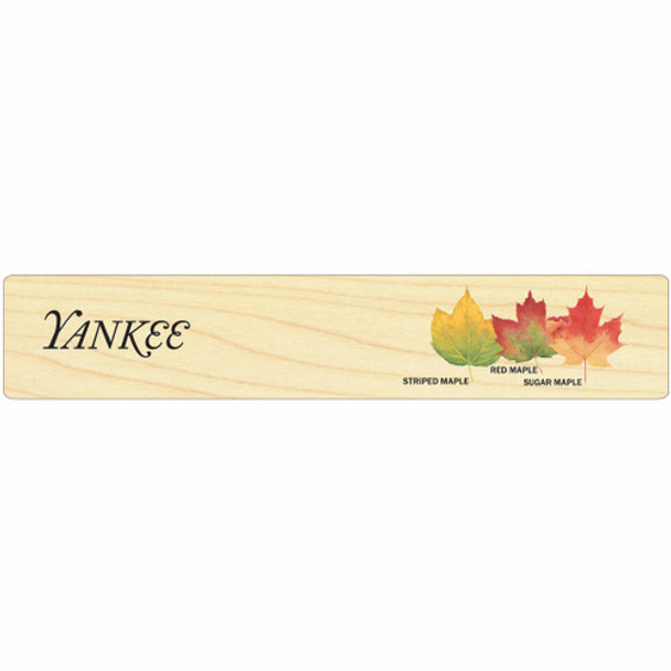 Autumn Leaves Yankee Wooden Bookmark