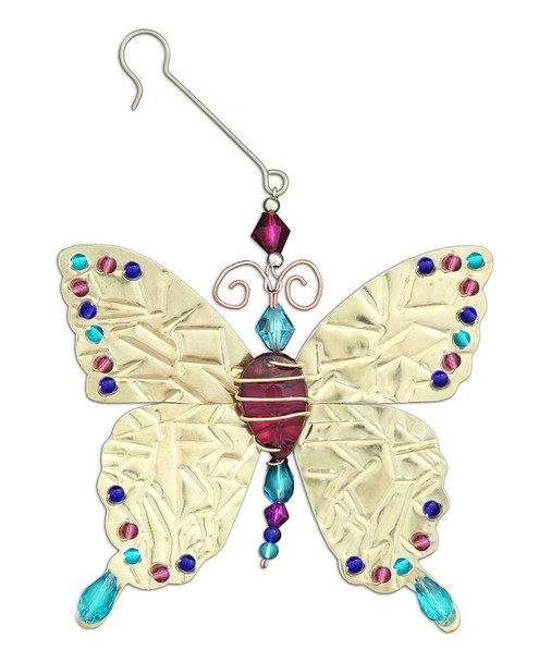 Golden Swallowtail Ornament