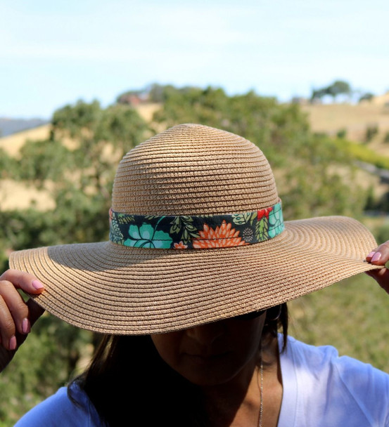 Floral Home - Crushable Sun Hat