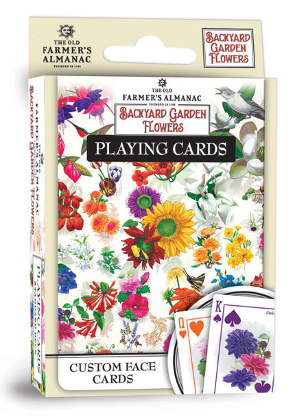 The Old Farmer's Almanac Flowers Playing Cards