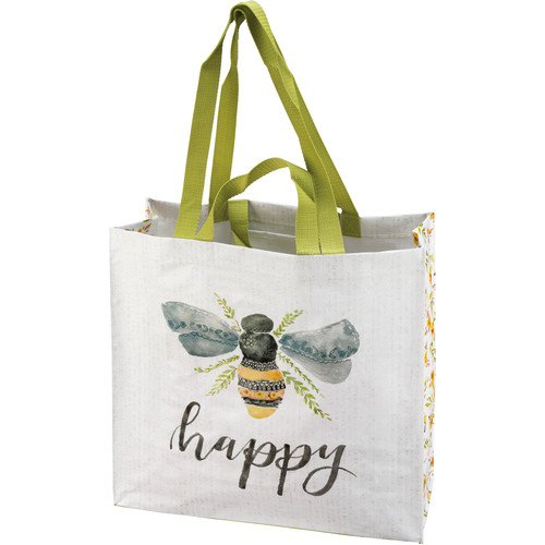 Market Tote - Happy - The Old Farmer's Store