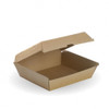 Biopak BioBoard Dinner Box Kraft 150/Carton (178x160x80)