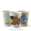 BioPak 8oz (80mm) Double Wall BioCup - Art Series 1000/Carton