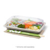 BioPak Large BioCane Sushi Tray PLA Lid