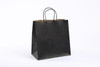 Small Paper Twist Handle Carry Bag - BLACK (280x280x150) 500/Carton