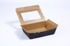 Large Window Lunch Box - BLACK (195x140x65) 200/Carton