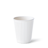 Detpak 8oz RIPPLE REFINED HOT CUP - WHITE /1000 carton