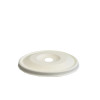 BetaEco Pulp Flat Lid 90mm Suits Cold Cup - WHITE 1000/Carton