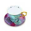 T2 Moroccan Tealeidoscope Aqua Cup & Saucer Large 220ml