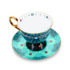 T2 Moroccan Tealeidoscope Black Cup & Saucer Tall 220ml