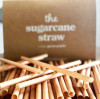 Sugar Cane Cocktail Straw (6mmx130mm) - 10,000/Carton