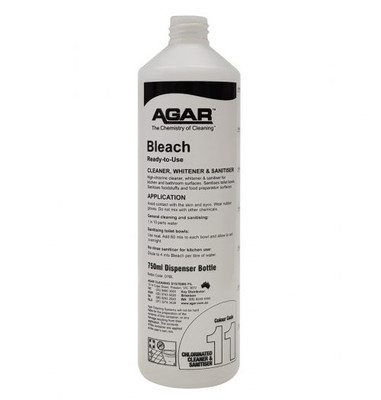 AGAR Bleach 750ml Squirt Bottle (Bottle Only)