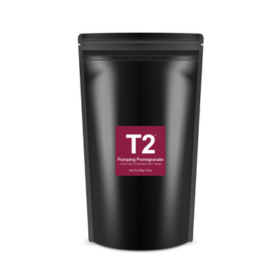 T2 Pumping Pomegranate Tea 250g Loose Leaf Refill Pouch