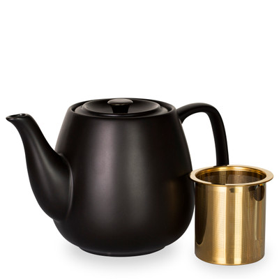 T2 Teaset Hugo Black Teapot Medium (900ml)