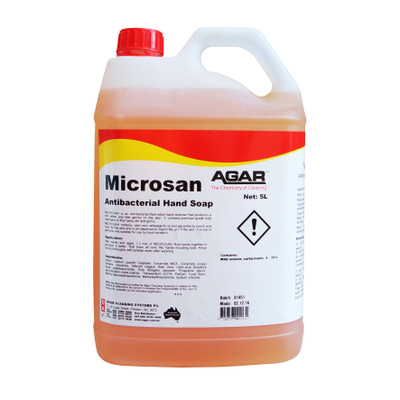 AGAR Microsan Anti-Bacterial Hand Soap 5L