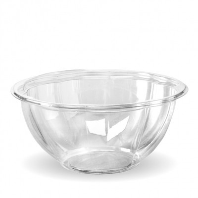 BioPak 1080ml / 32oz Clear Salad BioBowl 450/Carton