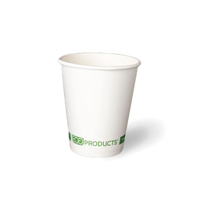 DETPAK ECO-PRODUCTS® 12oz (89MM) SMOOTH DOUBLE WALL HOT WITH GREEN STRIPE CUP/ 500 CARTON