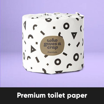 Who Gives a Crap | 3ply 100% Bamboo Toilet Paper 24 rolls
