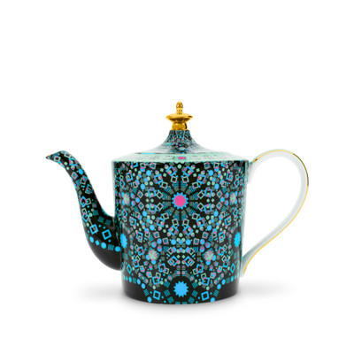 T2 Moroccan Tealeidoscope Black Teapot Large 1100ml