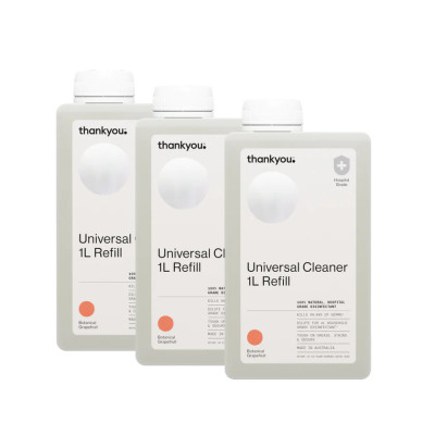 Thankyou Universal Cleaner – Botanical Grapefruit 1L Refill (Box of 3)