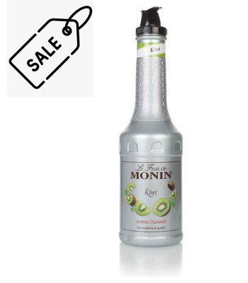 Monin Kiwi Fruit Puree Short Dated Stock Clearance (3 bottles with BB 12/5/23)