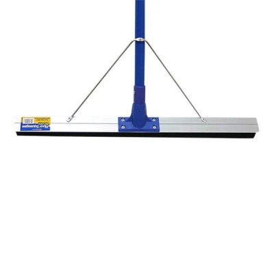 Reinforced Aluminium Neoprene Floor Squeegee with Support Brace and Handle-  450mm (18") • 600mm (24")