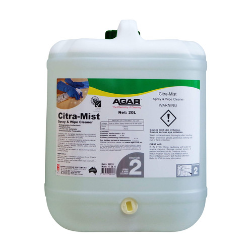 AGAR Citra-Mist Spray & Wipe Eco Green 20L