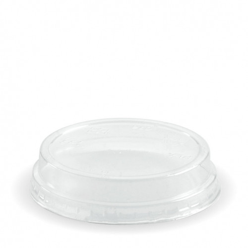 BioPak 60-280ml Clear Dome No Hole Lid 2000/Carton