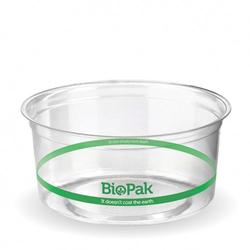 BioPak 360ml Clear BioBowl 500/Carton