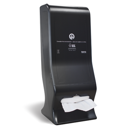 BioPak Large Single Saver Bio Dispenser - Table Top or Wall Mounted 4/Carton