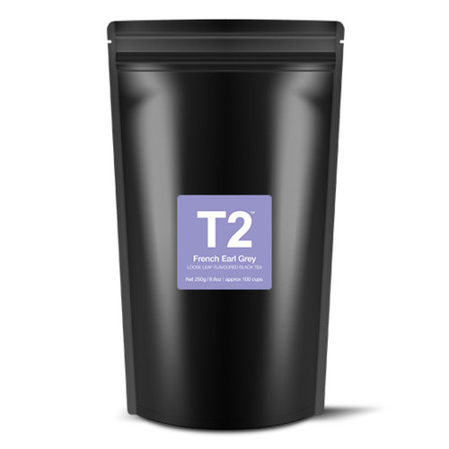 T2 French Earl Grey Tea 250g Loose Leaf Refill Pouch