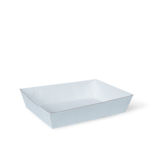 Detpak #5 Endura Food Tray - White (255x179x58) 100/Carton