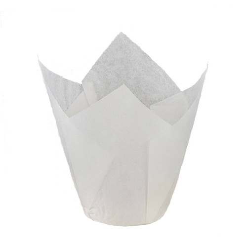 Tulip WHITE Muffin Cups CP60/175 WHITE (175x175) 60 500/Carton