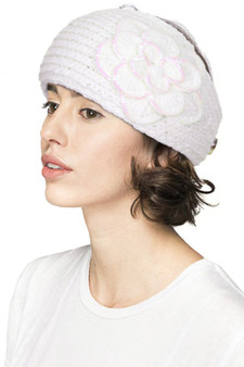 C. C. Knit Flower Head Band Various Colors