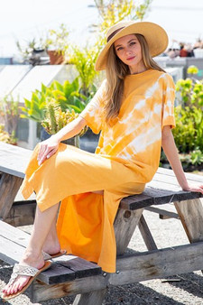 CES FEMME Tie-Dye Tee Shirt Dress