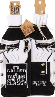 Bottle Sock - It's Called A Tasting It's Classy