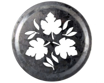 MJL Galvanized Metal Lid Floral Insert for Regular Mouth Mason Jars