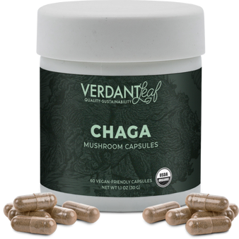 Verdant Leaf Capsules Chaga Mushroom