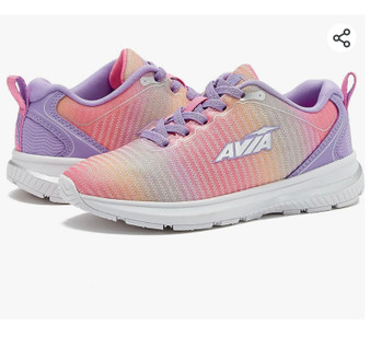 Avia Factor 2.0 Big Girls Slip On Athletic Shoes N I B Size 1.5 Multi Color