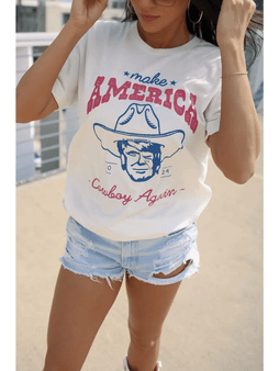 Make America Cowboy Again Vintage Tee LIMITED EDITION 