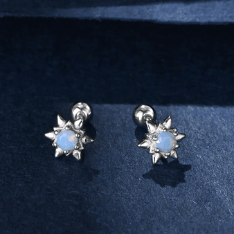 Star of David Stud Earrings in 925 Sterling Silver