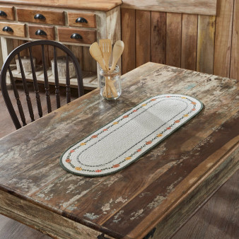 VHC Pumpkin Bounty Stencil Runner 