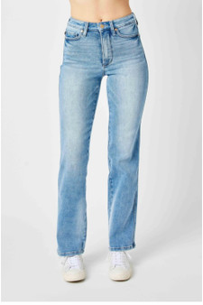 Judy Blue High Waist Tummy Control Straight Jeans
