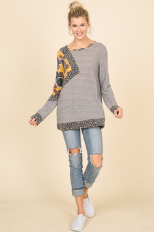 PRINT MIX & MATCH SWEATER